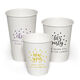 Personalized Confetti Dot White Paper Party Cups Image 5 of 10